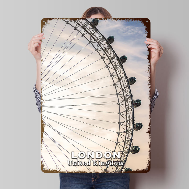 Men'S Accessories London - Affiche imprimée London Eye Royaume-Uni, art