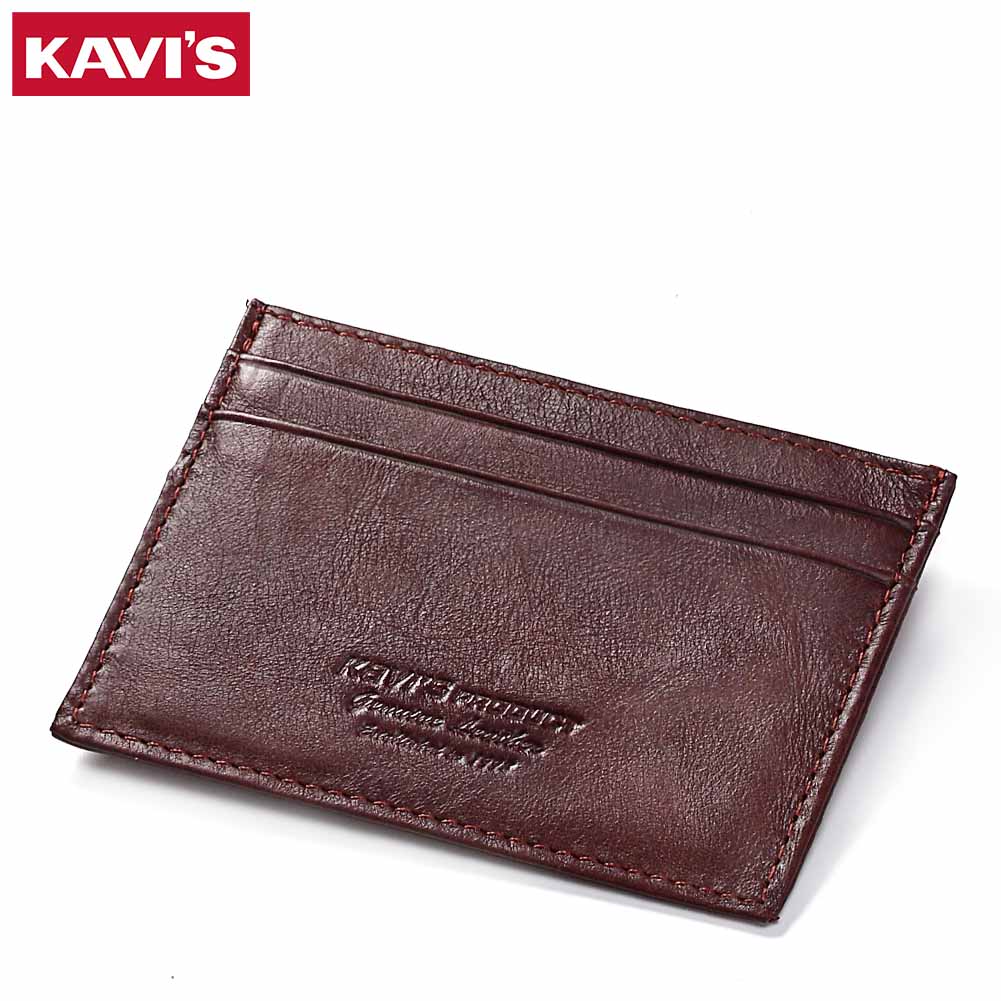 Card Case Minimalist - Nouveau mince 100% cuir de vachette