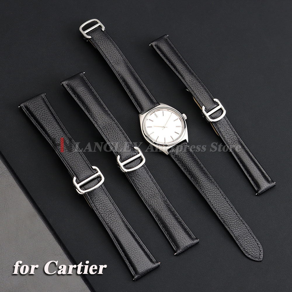 Men'S Accessories London - Bracelet de montre en cuir véritable