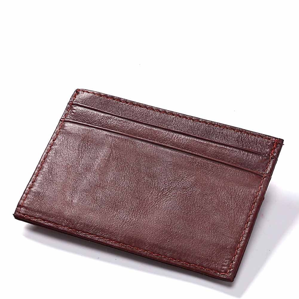 Nouveau mince 100% cuir de vac - Card Case Minimalist avis et prix