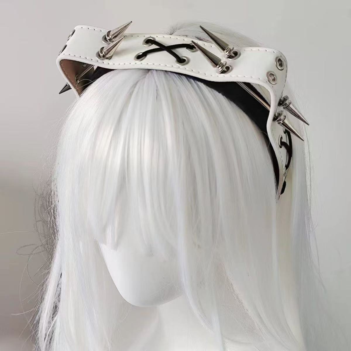 Serre-tête à rivets style Punk - Men Accessories Aesthetic avis et prix