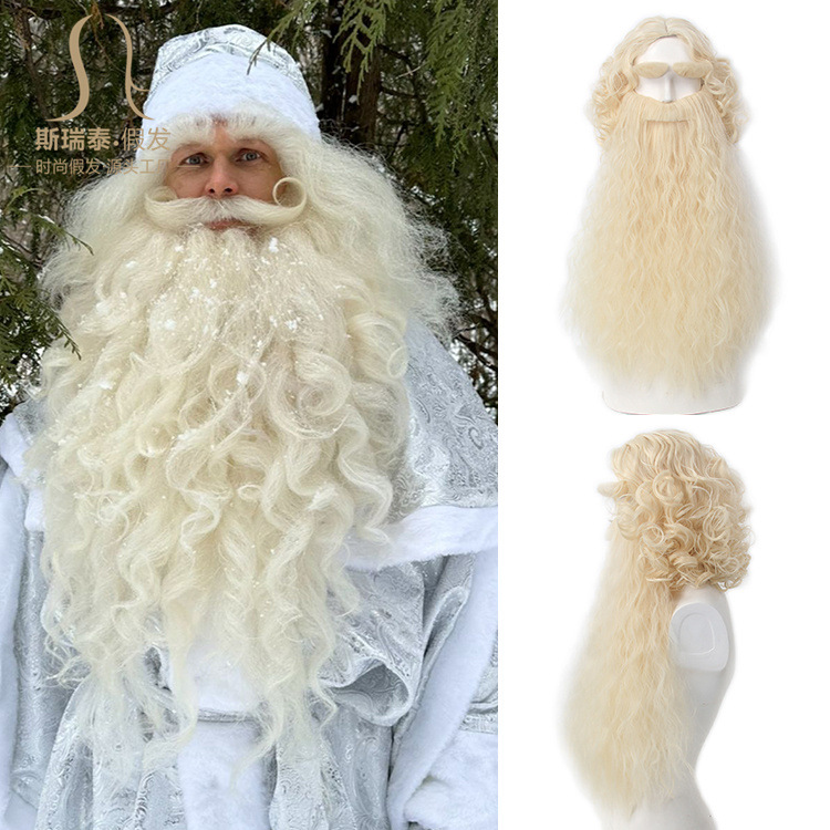 Perruque de cheveux de noël po - Mens Accessories Style avis et prix