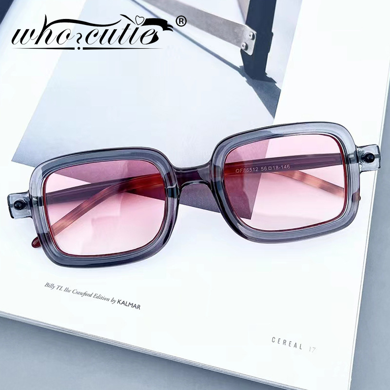 Lunettes de soleil carrées vin - Men'S Accessories In The 90S avis et prix