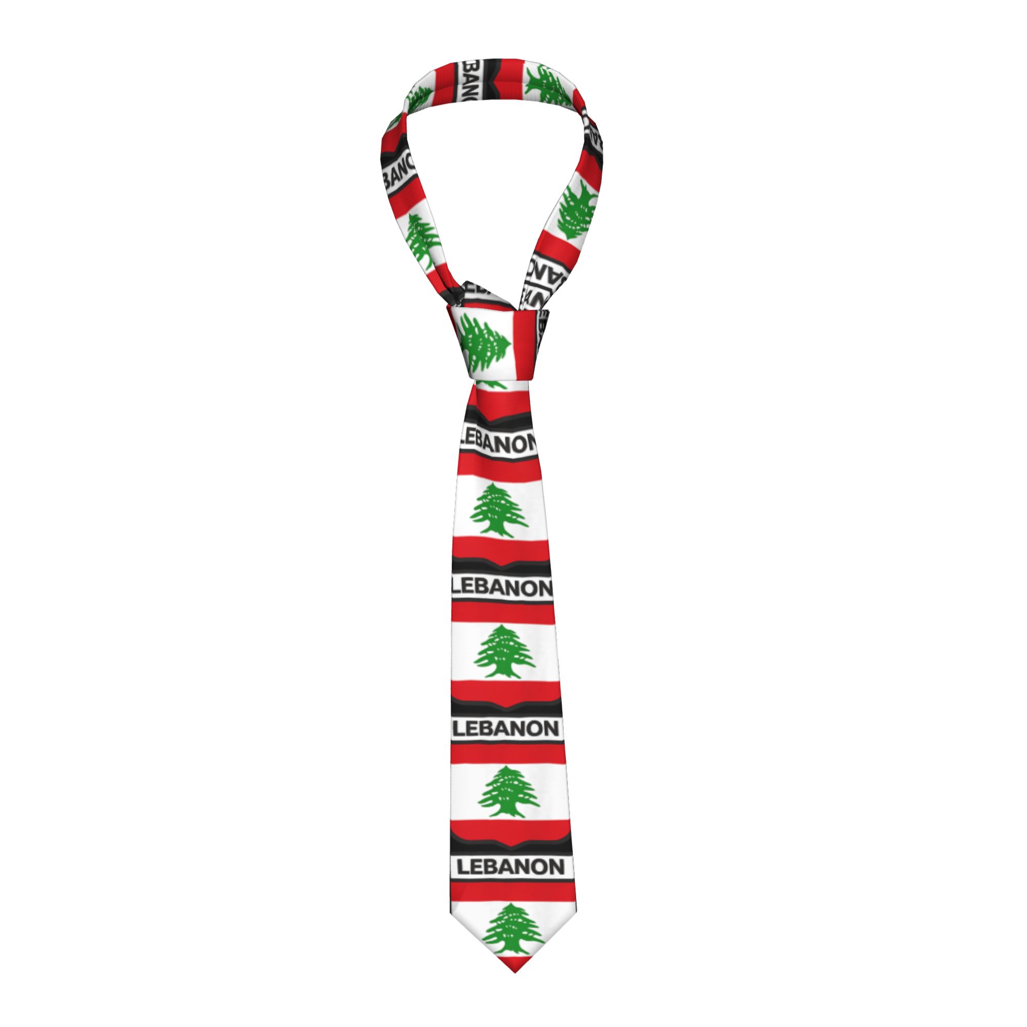 Cravate à motif drapeau libana - Men Accessories Lebanon avis et prix