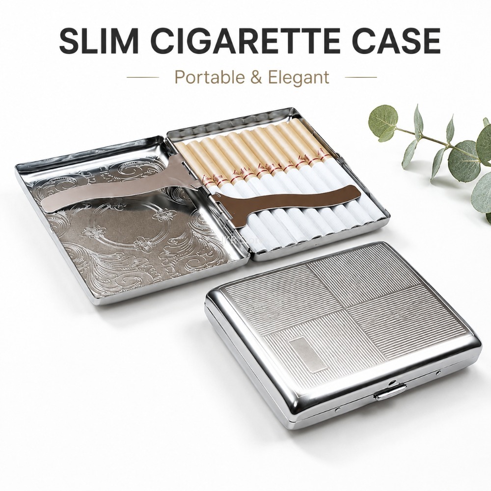 Boîte à cigarettes en acier in - Men'S Mens Accessories avis et prix