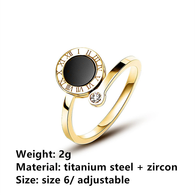 Bague romaine en acier inoxyda - Men'S Accessories Cheap avis et prix