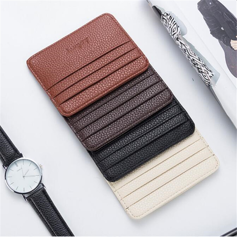 Portefeuille en cuir PU minima - Card Case Minimalist avis et prix