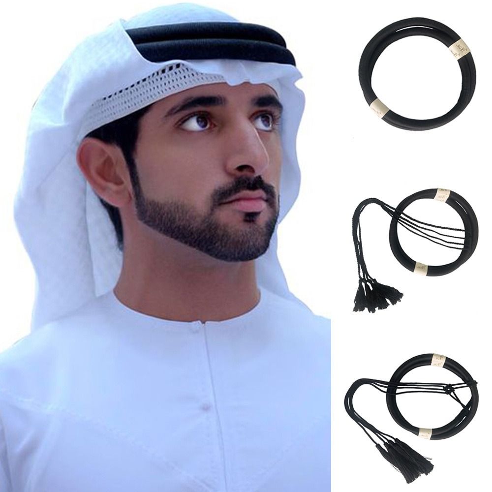 1 pièce Égal Shemagh noir pour - Men'S Accessories Dubai avis et prix