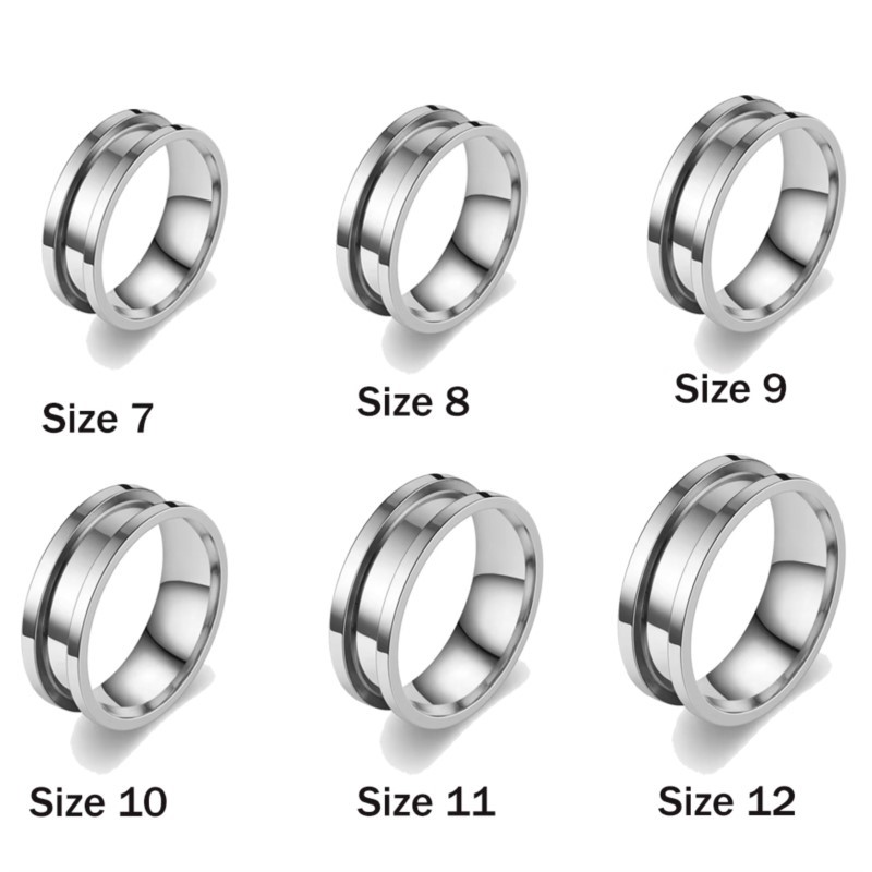 Lot de 5 anneaux vierges rainu - Men Accessories Ring avis et prix