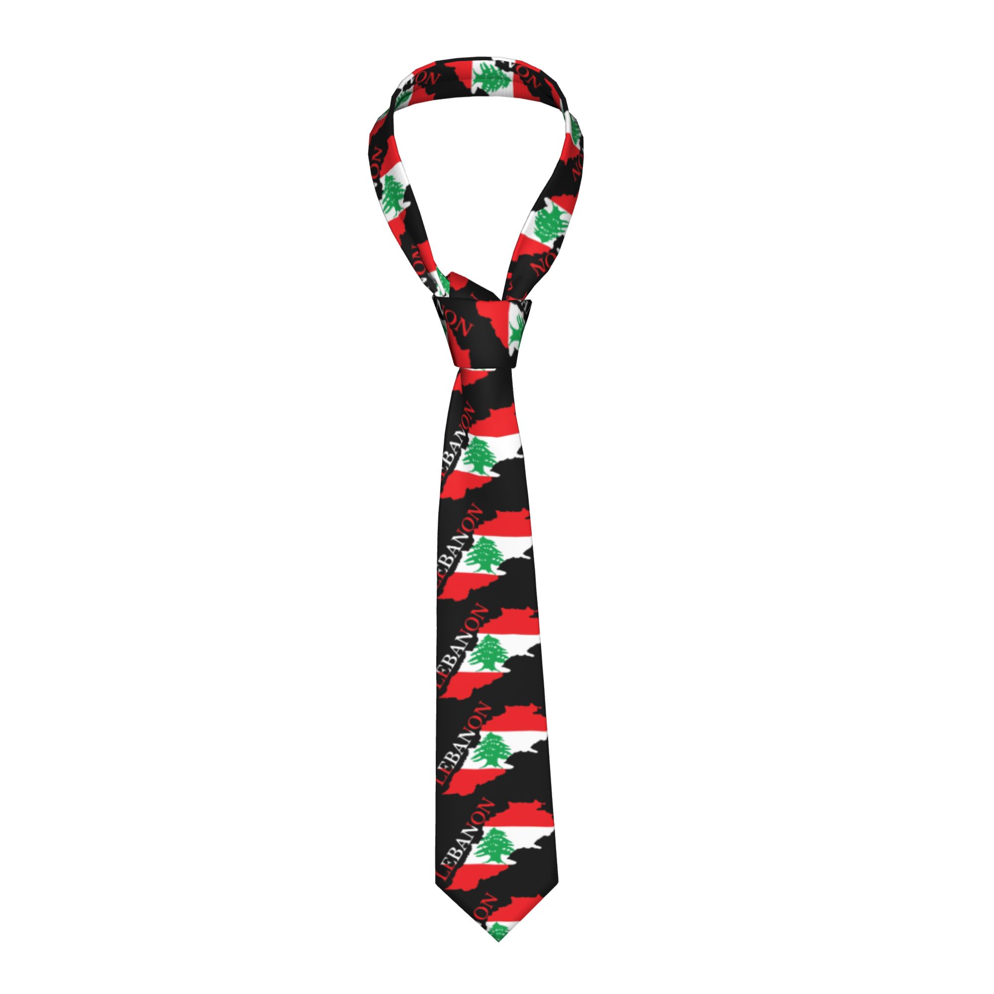 Cravate avec carte du drapeau  - Men Accessories Lebanon avis et prix